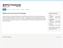Tablet Screenshot of dpsg-plankstadt.de